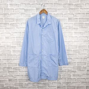 Rough & Tumble Men's Long Shirt in Blue Graph Check Button up size Medium